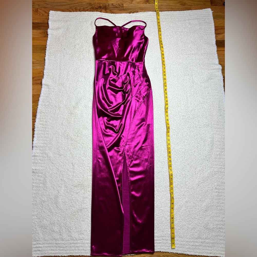 Magenta prom dress